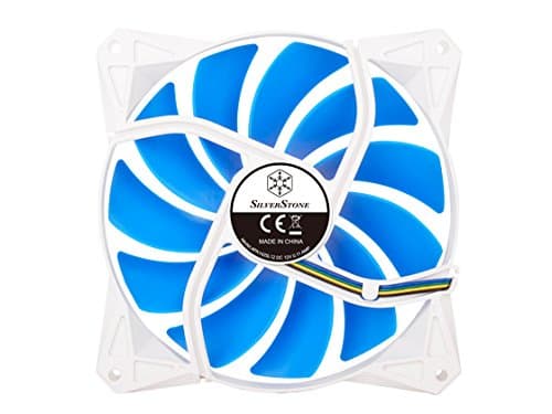 Silverstone FQ 140mm White / Blue PWM 62 CFM 1-Pack image