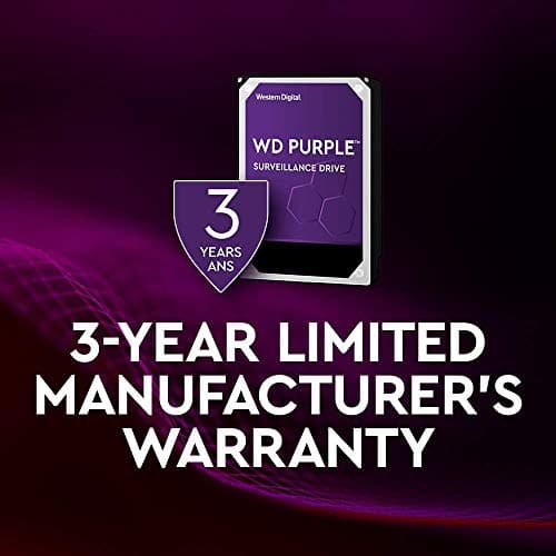 Western Digital Purple 10TB 3.5" Internal HDD 7200RPM SATA 6.0 Gb/s image