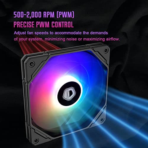 ID-COOLING IS-55 Air ARGB 55mm Black image