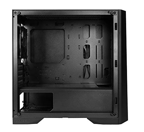 Antec Dapper Dark Phantom DP301M Black Steel / ARGB Lighting / Tempered Glass Side Panel Compact Micro-ATX Gaming Case image
