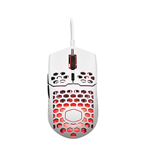 Cooler Master MM711 Matte White Wired Optical Mouse image