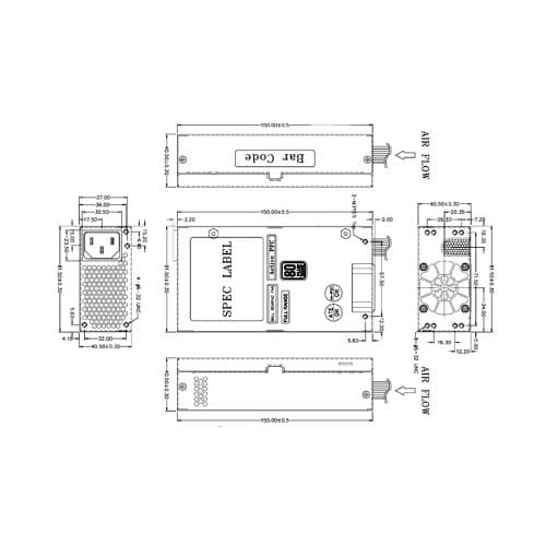 FSP Group FSP300-60LG Black Mini-ITX 300W Non-Modular 80+ Bronze Certified image