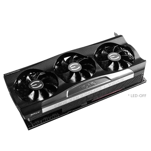 EVGA FTW3 ULTRA GAMING LHR GeForce RTX 3080 10GB LHR 10GB GDDR6X Black image