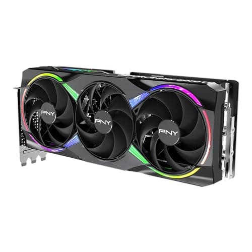 PNY EPIC-X RGB Triple Fan Plus OC GeForce RTX 5070 Ti 16GB GDDR7 Black image
