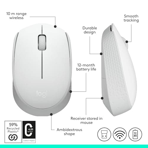 Logitech M170 Wireless/Wired Optical Mouse image