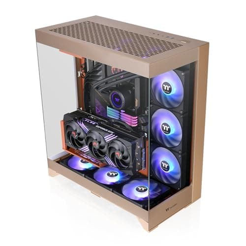 Thermaltake CTE E550 ATX Mid Tower Orange Tempered Glass Side Panel image