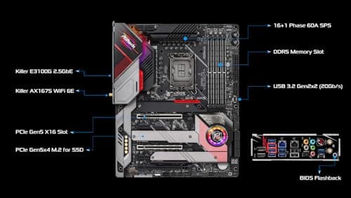 ASRock Z690 PG Velocita LGA1700 DDR5 ATX image