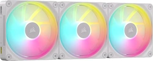 Corsair iCUE LINK LX120 120mm White RGB PWM 3-Pack image