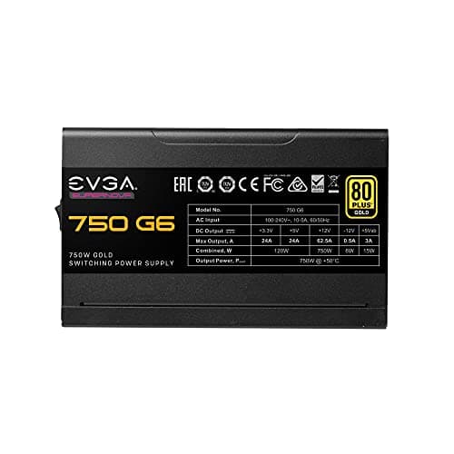 EVGA SuperNOVA 750 G6 750W Fully Modular 80+ Gold image