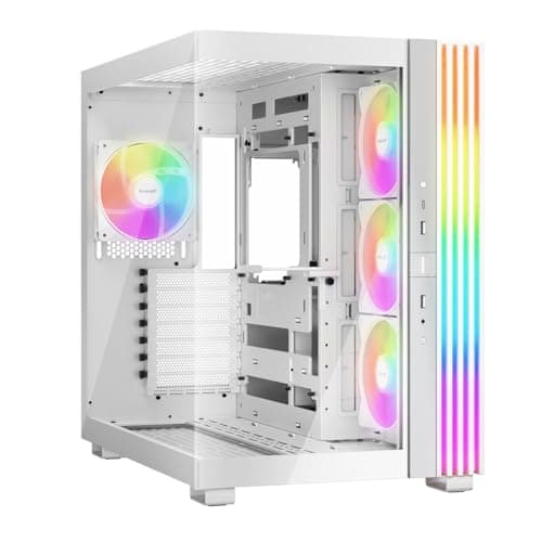 be quiet! Light Base 600 LX ATX Mid Tower White Tempered Glass Side Panel image