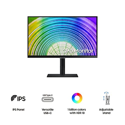 Samsung S60A 24" 1440p 75Hz IPS Monitor image