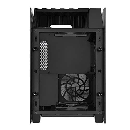 Silverstone Lucid LD03-AF Mini-ITX Tower Black with Tempered Glass Side Panel and USB 3.2 Gen 2 Type-C, USB 3.2 Gen 1 Type-A image
