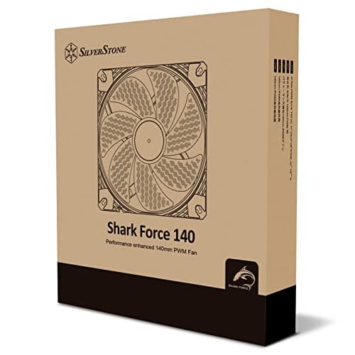 Silverstone Shark Force 140mm Black PWM 120 CFM image