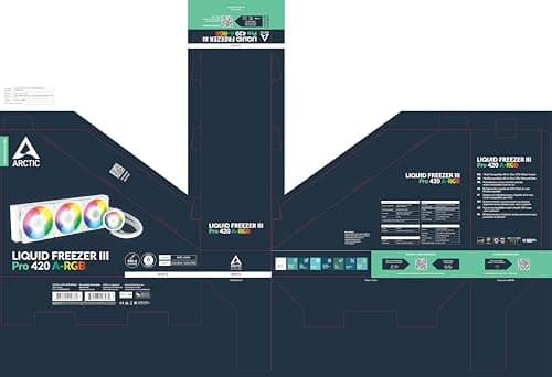 ARCTIC Liquid Freezer III Pro A-RGB 110 CFM Liquid Water 420mm White image
