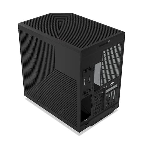 HYTE Y70 ATX Mid Tower Pitch Black with Tempered Glass Side Panel and USB 3.2 Gen 2 Type-C, USB 3.2 Gen 1 Type-A image