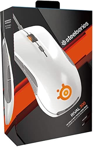 SteelSeries Rival 300 Orange / White Wired Optical Gaming Mouse image