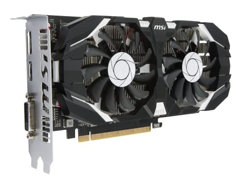 MSI GeForce GTX 1050 Ti OC 4GB GDDR5 Black / White image