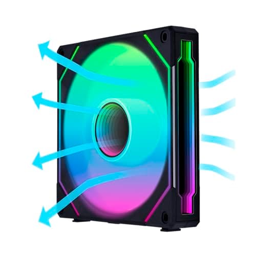 Lian Li Uni Fan SL-Infinity 140mm Addressable RGB PWM Reverse image