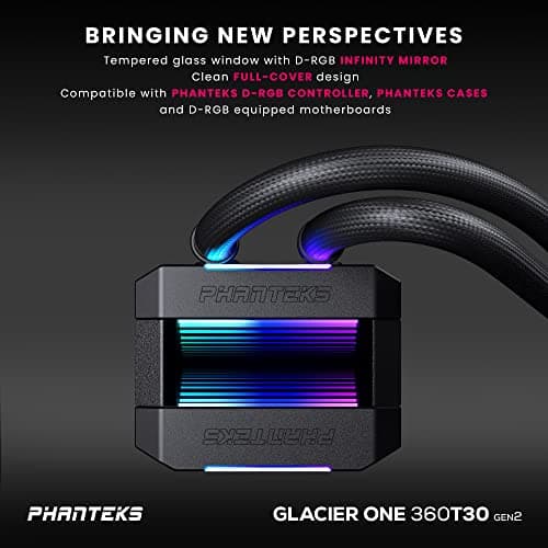 Phanteks Glacier One 360 T30 Gen2 101 CFM Water 360mm Black / Gray image
