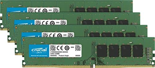 Crucial CT4K16G4DFD8213 Black / Green DDR4-2133 CL15 64GB (4x16GB) image