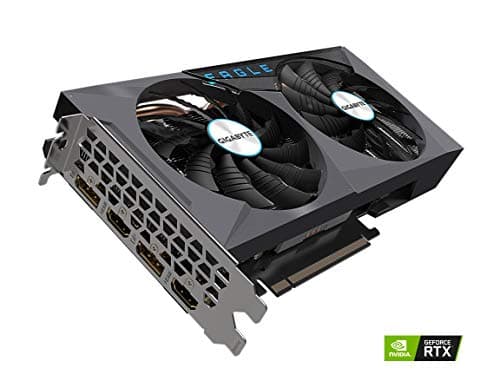 GIGABYTE Eagle OC GeForce RTX 3060 Ti 8GB GDDR6 PCI Express 4.0 ATX Video Card GV-N306TEAGLE OC-8GD (rev. 2.0) (LHR) image