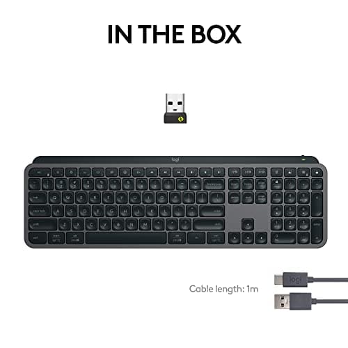 Logitech MX KEYS S Wireless/Wired/Bluetooth Standard Keyboard image