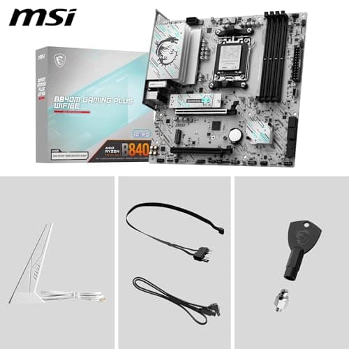 MSI B840M GAMING PLUS WIFI6E AM5 DDR5 Micro ATX image