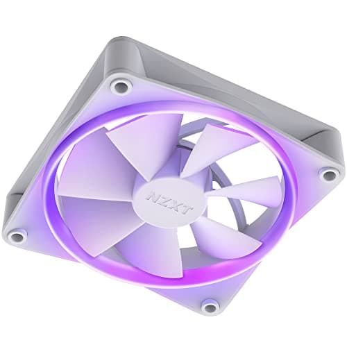 NZXT F120 120mm White Addressable RGB PWM 50.18 CFM 1-Pack image