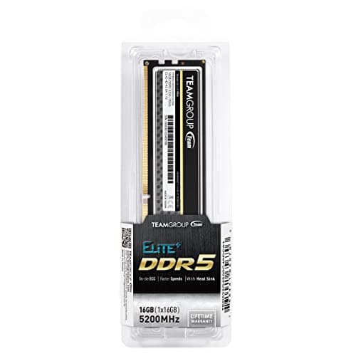 TEAMGROUP Elite Plus Black DDR5-5200 CL42 32GB (2x16GB) image