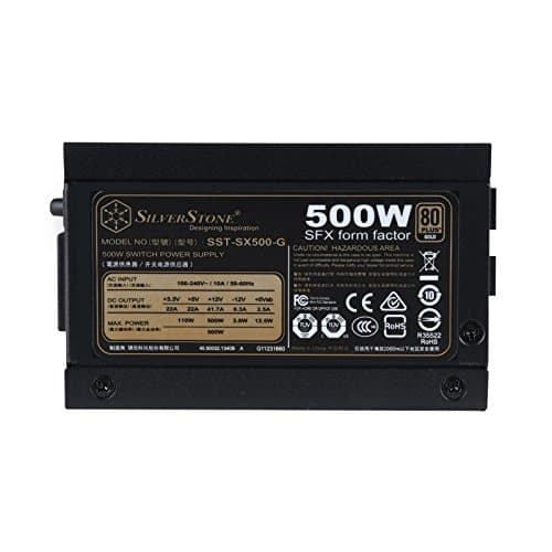 Silverstone SX500-G SFX 500W Fully Modular 80+ Gold Certified image