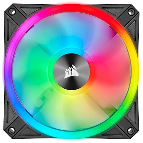 Corsair iCUE QL140 140mm Black PWM RGB 50.2 CFM 2-Pack image