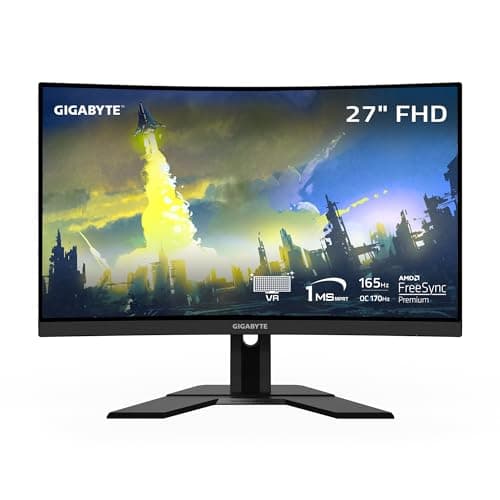 Gigabyte G27FC A 27" 1080p 170Hz VA Curved Monitor image