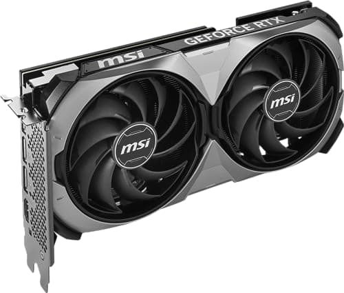 MSI VENTUS 2X E OC GeForce RTX 4070 12GB GDDR6X Silver / Black image