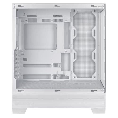 Asus A31 ATX Mid Tower White with Tempered Glass Side Panel and USB 3.2 Gen 1 Type-A Front Panel image