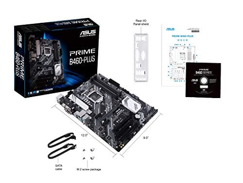 ASUS PRIME B460-PLUS LGA 1200 Intel B460 SATA 6Gb/s ATX Intel Motherboard image