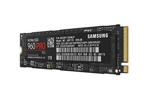 Samsung 960 Pro 1TB M.2 SSD PCIe 3.0 NVMe image