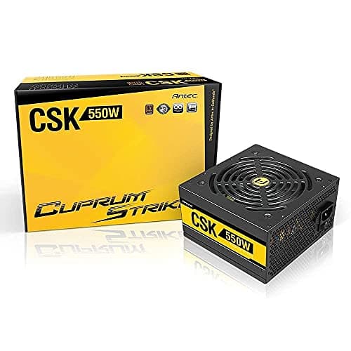 Antec CSK Black / Yellow 550W Non-Modular 80+ Bronze Certified ATX image
