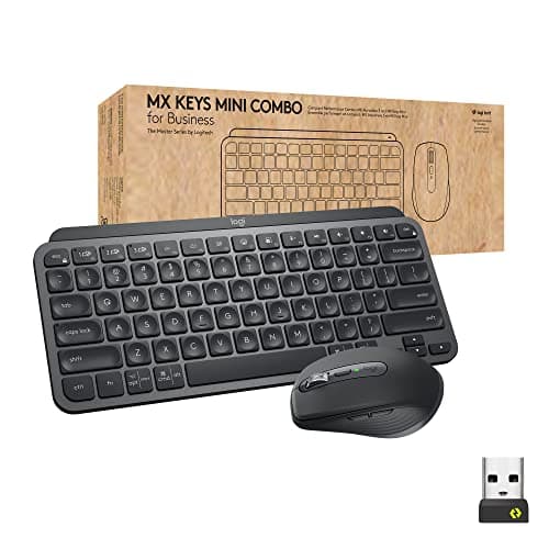 Logitech MX Keys Bluetooth/Wireless/Wired/Wired Mini Keyboard With Laser Mouse image