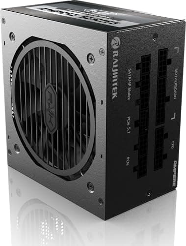 RAIJINTEK AMPERE Black 1200W Fully Modular 80+ Platinum Certified ATX image