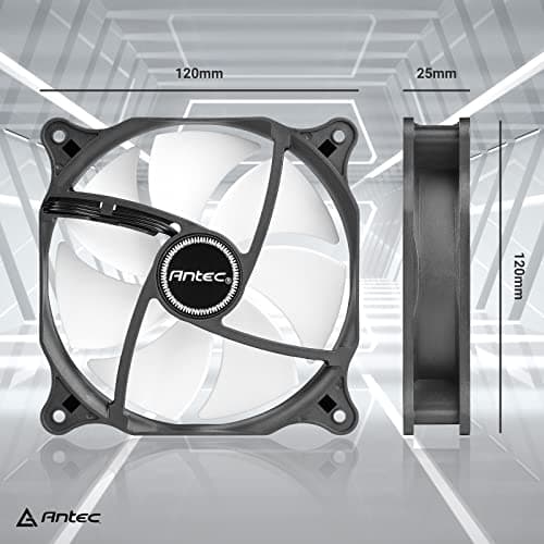 Antec F12 - High Performance with Low Noise Case Fan, Value Pack (120mm 3-pin 5 Packs) image