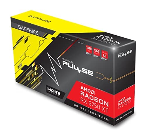 Sapphire PULSE Radeon RX 6750 XT 12GB GDDR6 Red / Black image