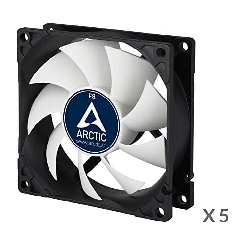 Arctic F8 - Value pack 80mm Standard Low Noise Case Fan Cooling, 5 Pack image
