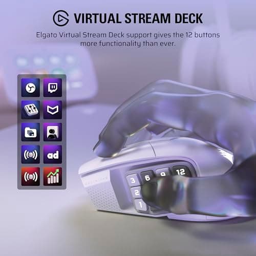 Corsair Scimitar Elite SE Bluetooth/Wireless Optical Mouse image