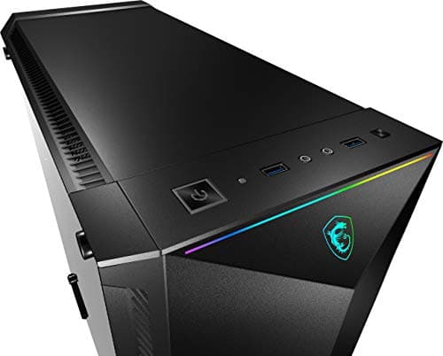 MSI MPG GUNGNIR 100 ATX Mid Tower Black Tempered Glass Side Panel image