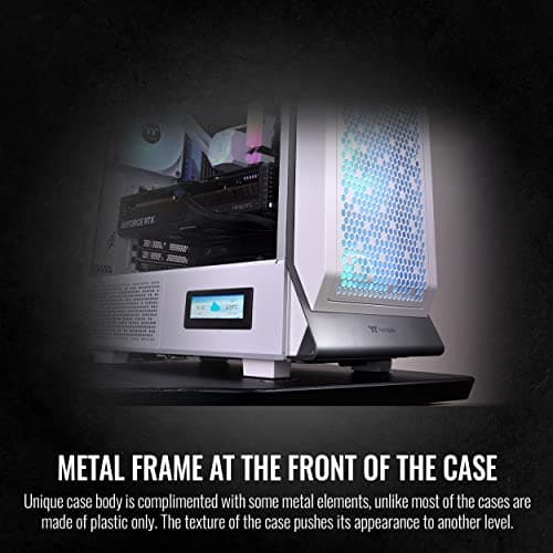 Thermaltake Ceres 500 ATX Mid Tower White Tempered Glass Side Panel, Front USB 3.2 Gen 2 Type-C & USB 3.2 Gen 1 Type-A image