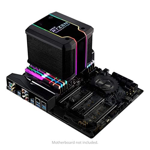 DarkFlash Shadow Pro PWM Aluminum CPU LED Addressable RGB Motherboard Control Cooler Cooling Fan Motherboard Sync for Intel Core i7/i5/i3 AM3/AM4 image