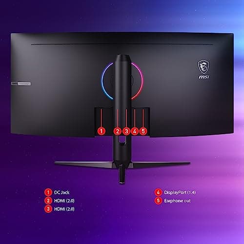 MSI Optix MAG342CQPV 34" 3440x1440 100Hz VA Monitor Curved image