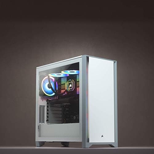 Corsair 4000D Tempered Glass Mid-Tower ATX Case - White image