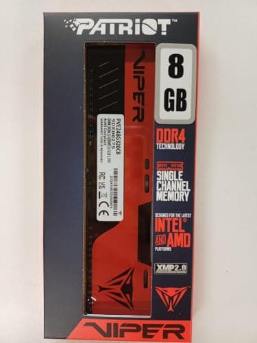 Patriot Viper Red / Black DDR4-3200 CL18 8GB (1x8GB) image