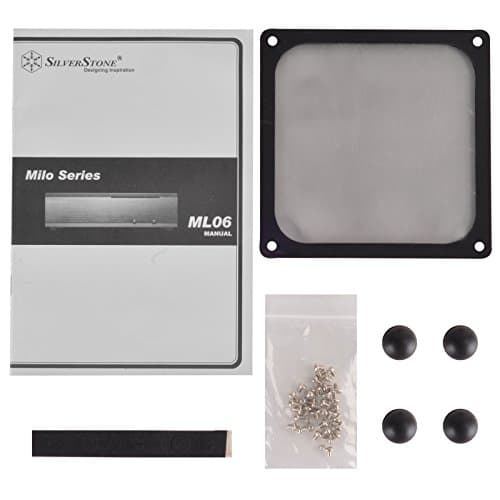 Silverstone ML06B HTPC Black with USB 3.2 Gen 1 Type-A Front Panel image